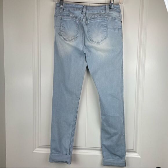 Wax JEAN Distressed Skinny Jeans - Picture 2 of 7